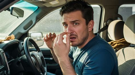 how to get bad smell out of car seats